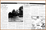 Tougher Regulation Discussed